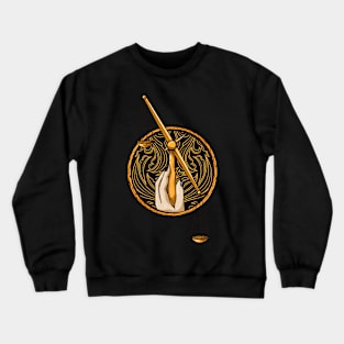 libra zodiac illustration Crewneck Sweatshirt